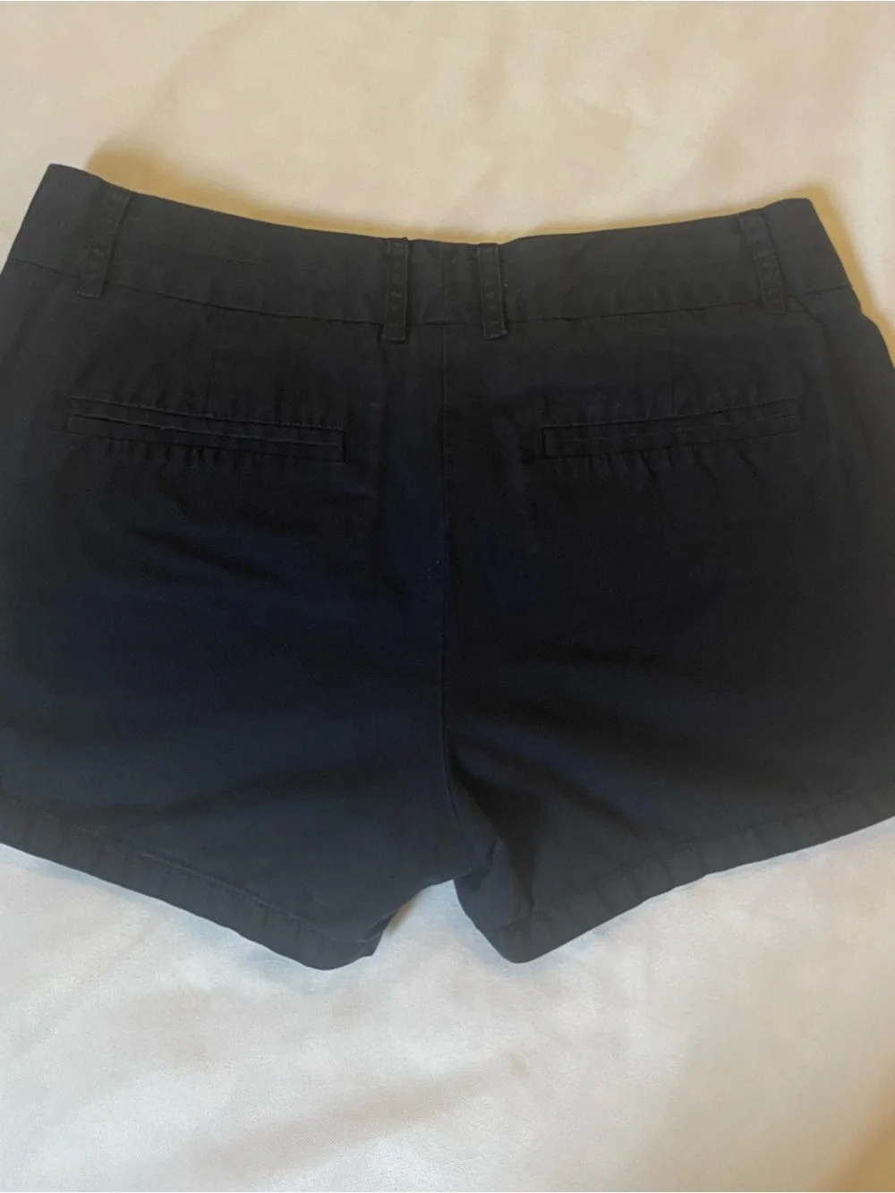 J. Crew Women's‎ Navy Tailored Chino “Broken-In” 100% Cotton Shorts, Size 4
